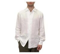 Raphael Linen Shirt- male- MC2 Saint Barth- Casual Shirts- White- XL- Shirts XL
