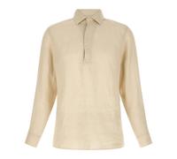 Raphael Polo Shirt, male, MC2 Saint Barth, Polo Shirts, Beige, L, Tops L