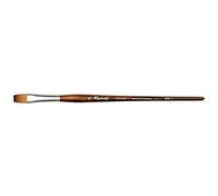 Raphael Precision Synthetic Sable, Acrylic and Oil Brush, Long Handle, Series 8930, Flat, Size 16