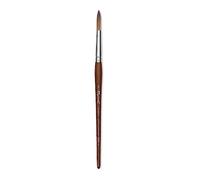 Raphael Precision Synthetic Sable, Watercolor and Mixed Media Brush, Short Handle, Series 8504, Round, Size 8