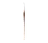 Raphael Precision Synthetic Sable, Watercolor and Mixed Media Brush, Short Handle, Series 8504, Round, Size 0