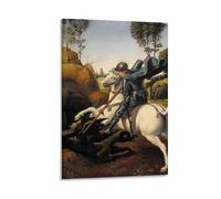Raphael Santi Saint George And The DragonWhether It's The Living Room Background Wall Study Or Bedroom This Poster Can Instantly Become The Visual Focus Perfectly Integrating Into Various Home Styles