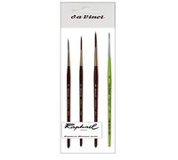 Raphael Sepia Decorative Brush Series 8520 Synthetic Set of 3 0, 2.4 (Raphael France) (France Import)