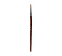 Raphael Short Handle Brush, Round, Synthetic, Natural, 4