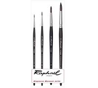 Raphael SOFTAQUA Series 845 Vegan Brush No.2 .4 10. 14. Set of 4 (Raphael France)