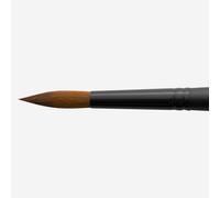 Raphael Stradivarius Synthetic Kolinsky Watercolor Brush, Black