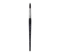Raphael Synthetic Squirrel Watercolor Brush, Round, Hair, Black/White, L