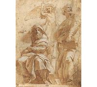 Raphael The Prophets Hosea And Jonah Large Art Print Poster Wall Decor Premium Mural
