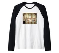 Raphael The School of Athens Raglan Baseball Tee