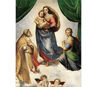 Raphael The Sistine Madonna Large Art Print Poster Wall Decor Premium Mural