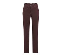 Raphaela by Brax Laura New Cosy Winter Cotton Trousers, 80 Amarone, 34W x 30L