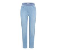 RAPHAELA by Brax Pamina 6/8 Deko Denim Dress Pants, 29 Bleached Light Blue Slightused, 36W / 32L Women