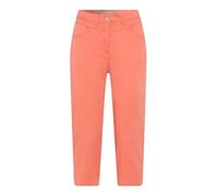 Raphaela by Brax Women's Laura New Capri Super Light Cotton Trouser, 42 Living Coral, 36W x 32L