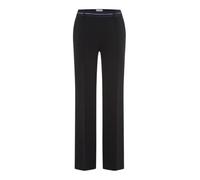 Raphaela by Brax Women's Liv Flared Pull On Jersey Super Slim Classic Trousers, 22 Navy, 40W x 30L