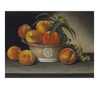 Raphaelle Peale Still Life With Peaches Large Wall Art Print Canvas Premium Poster Mural