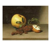 Raphaelle Peale Stillleben mit Kuchen, großer Kunstdruck auf Leinwand, Premium-Poster