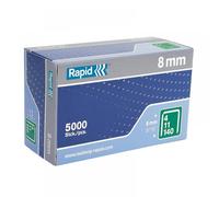 Rapid 11908111 140/8 8mm Galvanised Staples Box Of 5000