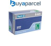 Rapid 11908111 140/8 8mm Galvanised Staples (Box 5000) RPD1408B5