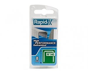 Rapid 140/8NB 8mm Galvanised Staples Narrow B
