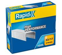 Rapid 23/17 Mm X1000 Strong Galvanized Staples