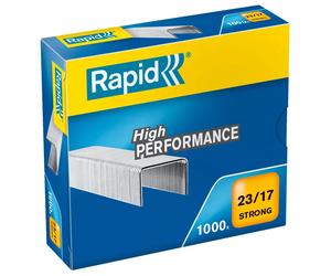 Rapid 23/17 Mm X1000 Strong Galvanized Staples