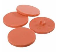 Rapid 23001000 Punching Discs for the Rapid HDC150 Hole Punch, Plastic, Orange, 10 Discs