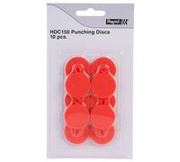 Rapid 23001000 Punching Discs for the Rapid HDC150 Hole Punch, Plastic, Orange, 10 Discs