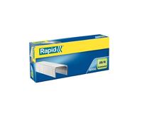 Rapid 26/6mm Standard Staples, For Stapling up to 20 Sheets, Use with Desktop and Electric Staplers, Galvanised Wire, Box of 5000, 24861800