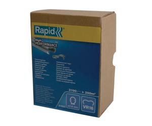 Rapid 40108808 Vr16 Fence Hog Rings Pack 3190 Galvanised Boxed