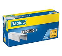 Rapid 44/6mm Strong Staples, For Stapling up to 20 Sheets, Use with Electric Staplers, Galvanised Wire, Box of 5000, 24868100