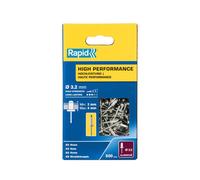 Rapid 5001431 High Performance Rivets 3.2 X 8Mm (Box 500)