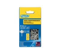 Rapid 5001434 High Performance Rivets 4 X 12Mm (Box 500)