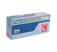 Rapid 11856250 53/6 6mm Staples Pack of 5000