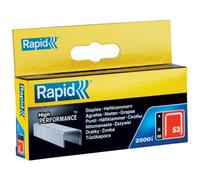 Rapid 53/8B Galvanised Staples Box Of 2500 For Precision Stapling