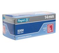 Rapid High-Performance Staples For Textiles, Finewire No. 53, Leg Length 14mm, Staple Gun Staples, Galvanised Steel, 5000 Pieces