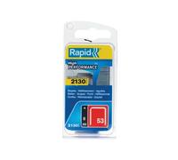 Rapid High-Performance Staples for Textiles, Finewire No. 53, Leg Length 8mm, Staple Gun Staples, Galvanised steel, 2130 Pieces (5000742)