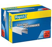 Rapid 73/12mm Super Strong Staples, For Stapling 40-70 Sheets, Use with Heavy Duty Stapling Pliers, Galvanised Wire, Box of 5000, 24890800