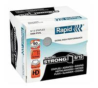 Rapid 9/12 Mm X5000 Super Strong Galvanized Staples Silver