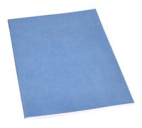 Rhino Exercise Book A4 Ruled Stapled Side Bound Manila Dark Blue Not perforated 80 Pages Pack of 50