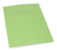 Rhino Exercise Book A4 Ruled Stapled Side Bound Manila Light Green Not perforated 80 Pages Pack of 50