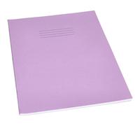 Rapid A4 Exercise Book Ruled 8mm & Margin 80 Page Purple Box of 50