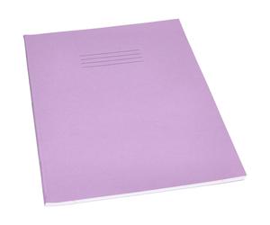 Rapid A4 Exercise Book Ruled 8mm & Margin 80 Page Purple Box of 50