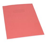 Rapid A4 Exercise Book Ruled 8mm & Margin 80 Page Red Box of 50