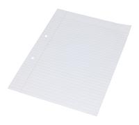 Rhino A4 Loose Leaf Lined Paper, 500 Sheets / 1000 Pages, 8mm Lined with Margin Paper, 5-Pack, Hole Punched, School & Office Stationery Supplies