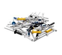 Rapid Automotive Rivets, 4 Colours Multi Colour (4 X 16mm)