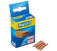 Rapid BEBE Copper Staples, For Stapling up to 15 Sheets, Use with Stapling Pliers, Copper Wire, Pack of 15000, 11974685