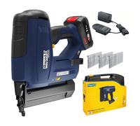 Rapid Bnx50 18V Power 4 All Bosch Battery Powered Brad Nailer Kit Cordless Nail Gun With 2.5Ah Battery, Charger & Case