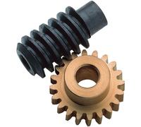 Rapid Brass Gear and Steel Worm Drive Set 1:20 (3mm bores) M0,5 / 20Z