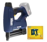 Rapid BTX606 18V Battery-Powered Staple Gun - Cordless Heavy Duty Stapler with LED Light, for Hard and Soft Wood and DIY, Narrow Crown and Brads, Tool Only - Battery Not Included (5001505)
