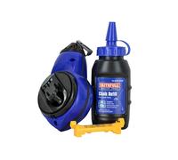 Faithfull Chalk Line Kit FAICLKIT HXQ-0023 - Rapid 30M with Chalk & Mini Level, Plastic